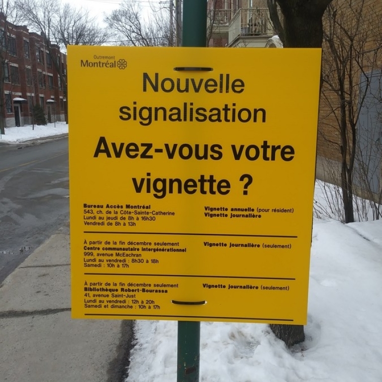 Politique de stationnement – L’incohérence d’Outremont !