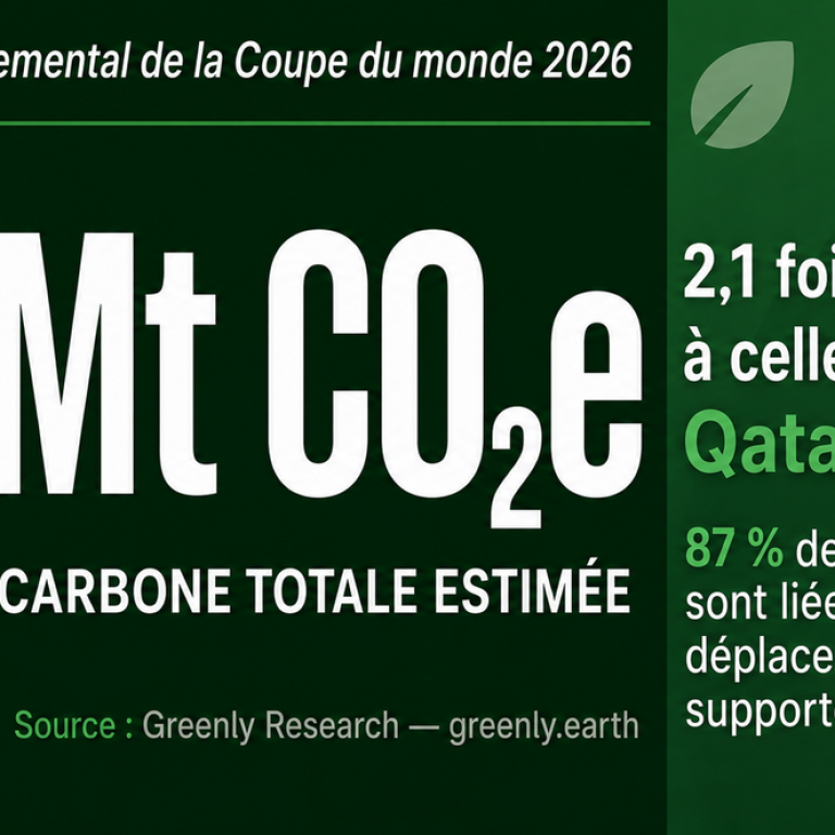 Quelle est la v&eacute;ritable empreinte carbone de la FIFA 2026