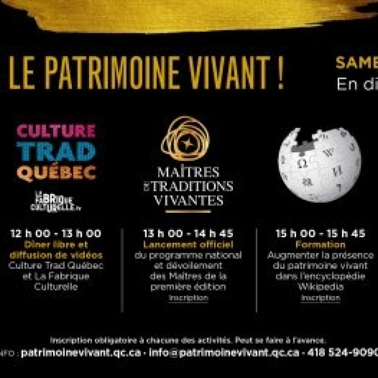 Colloque international à distance sur les systèmes de Trésors humains vivants