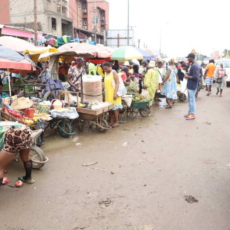 Les espaces publics à Douala