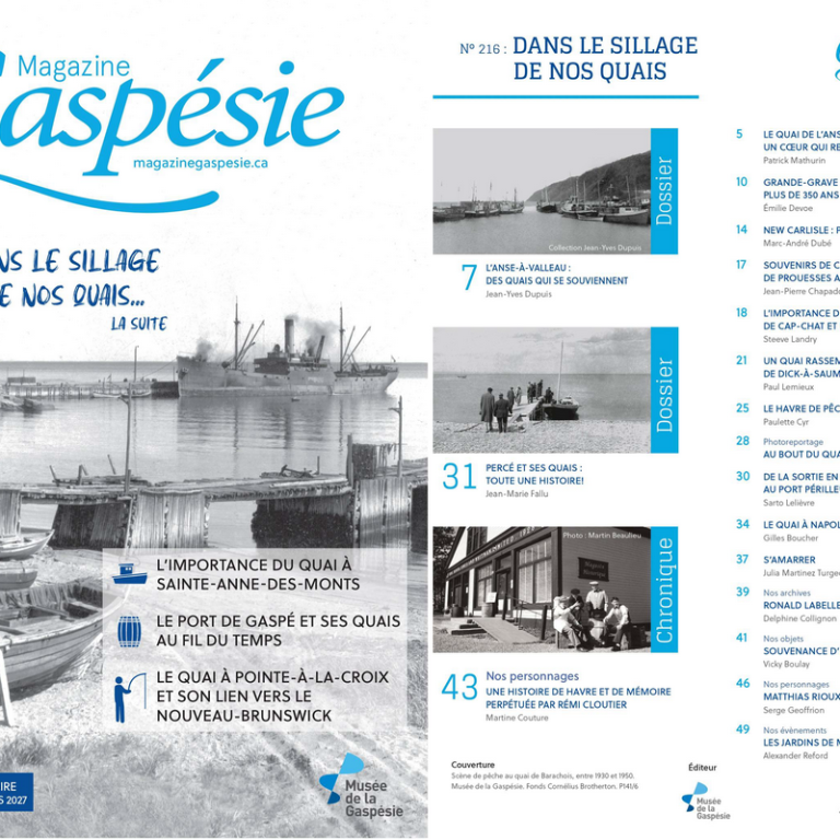 Quais et havres gasp&eacute;siens