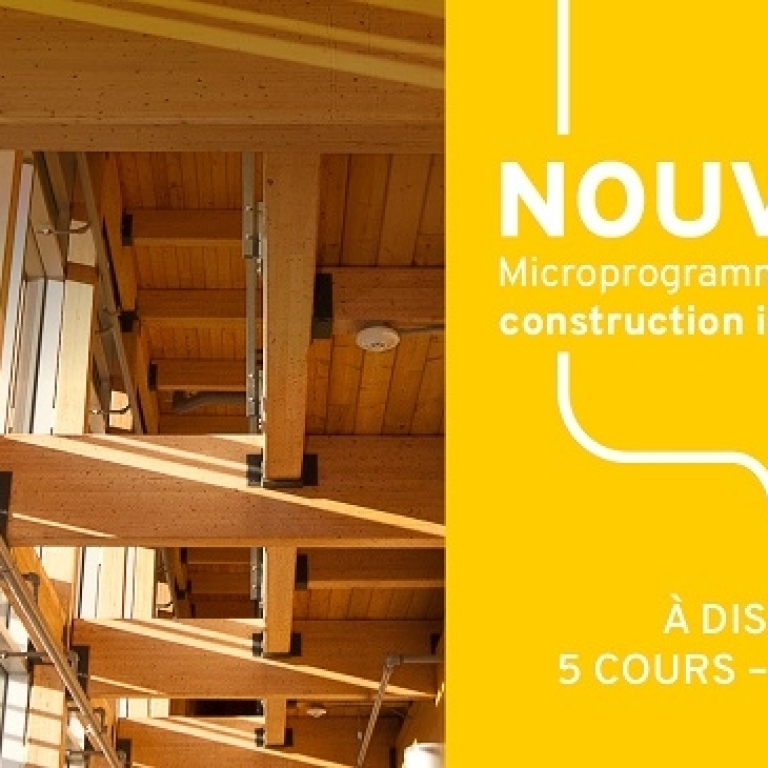 Construction bois – Nouveau programme de formation