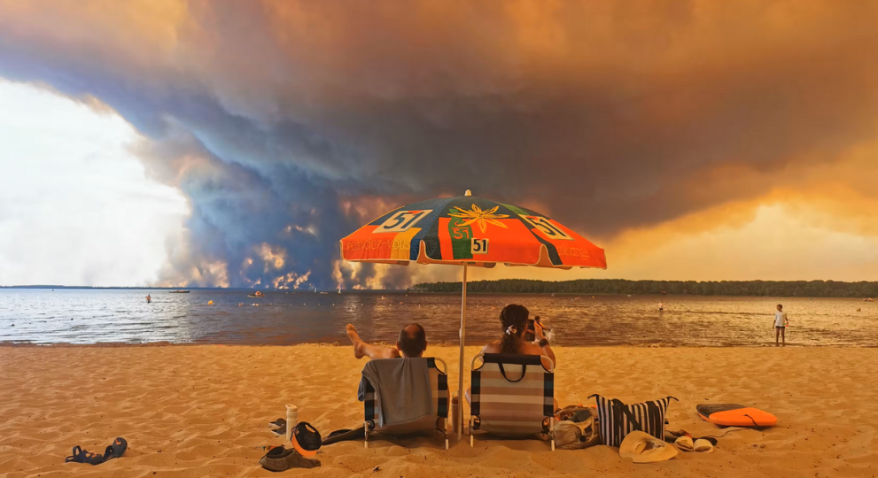 Le ciel est sale, mais tout le monde trouve &ccedil;a normal