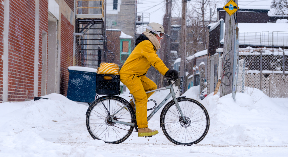 Le v&eacute;lo sous z&eacute;ro